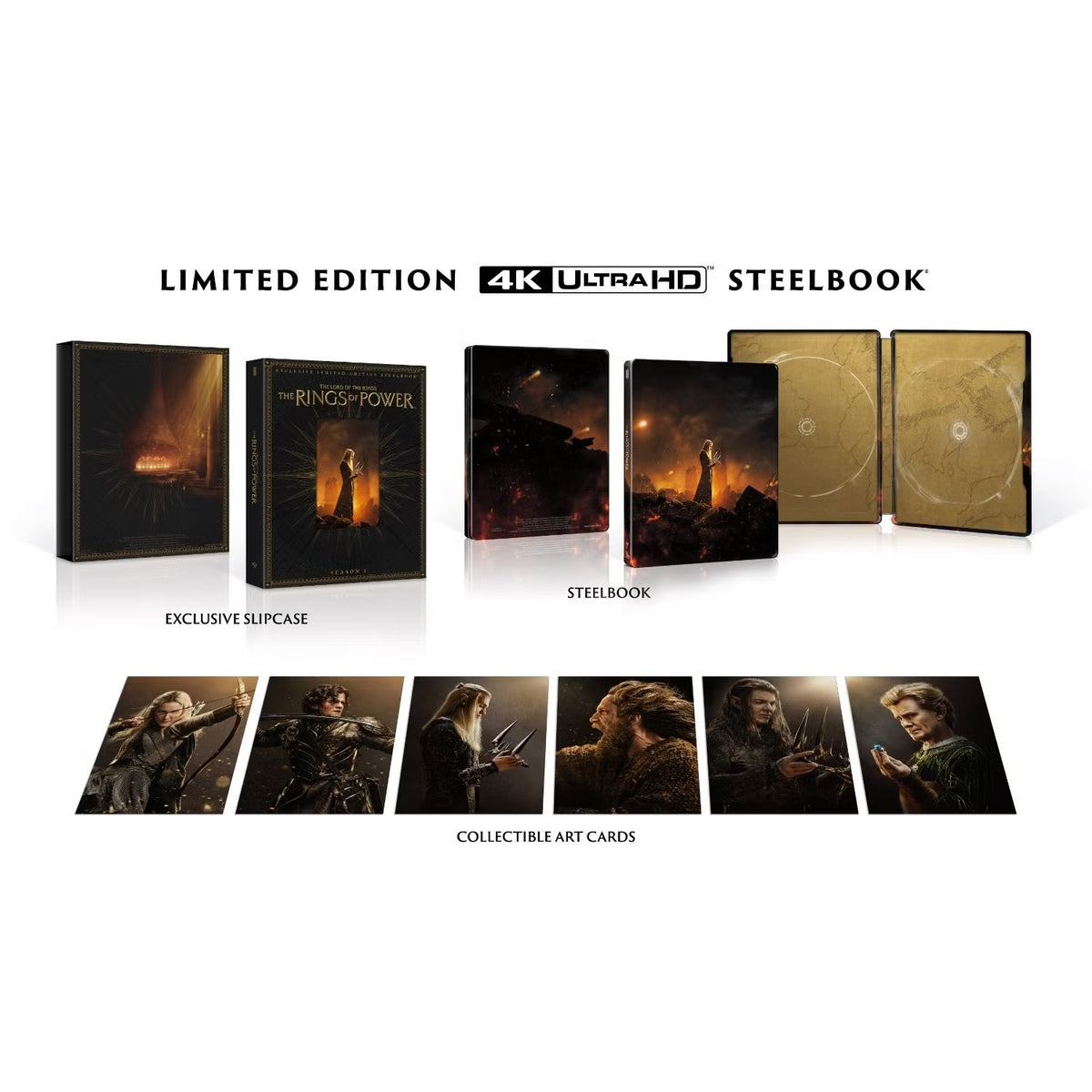 Властелин колец: Кольца власти. Сезон 2 (англ. язык) (4K UHD Blu-ray) Steelbook