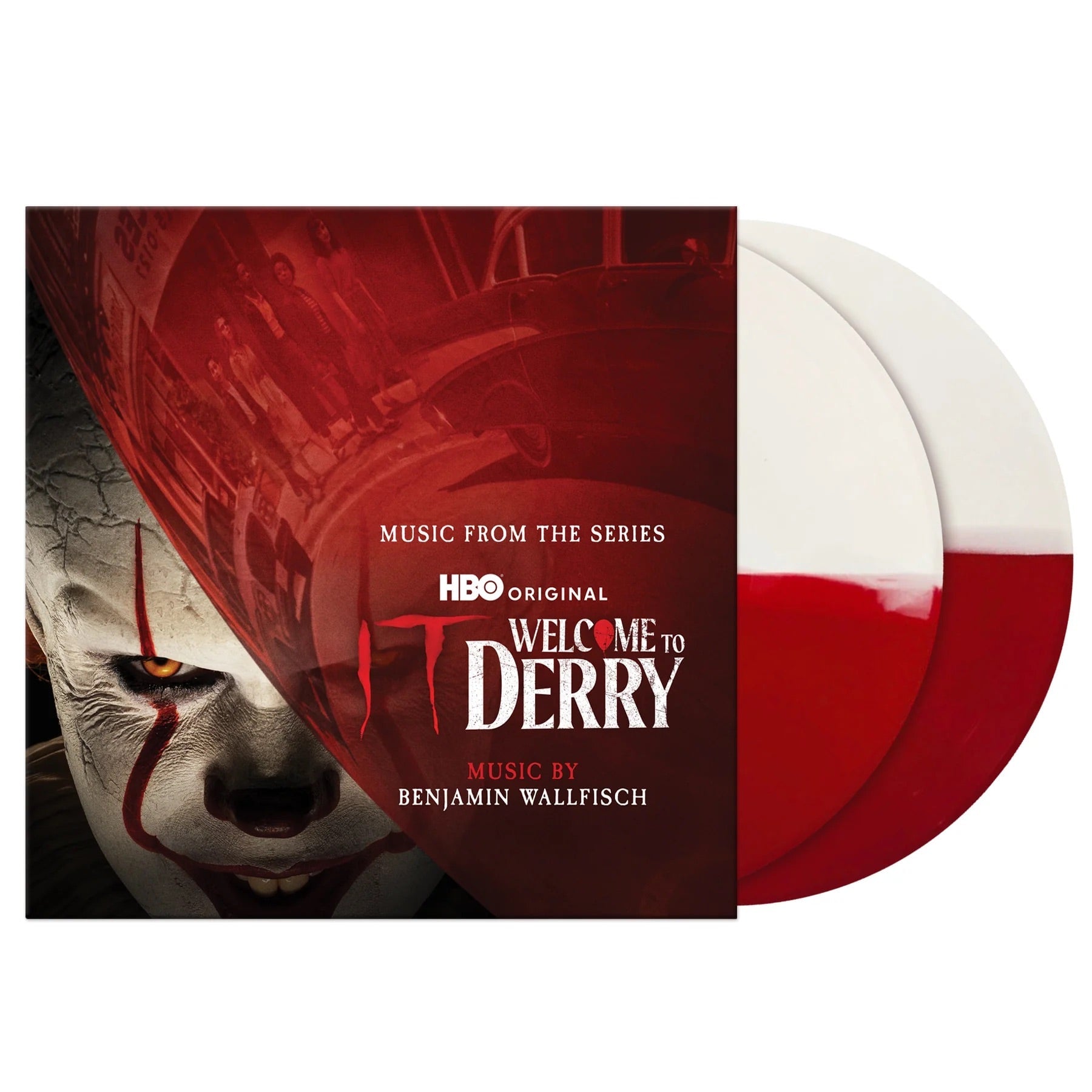 IT: Welcome To Derry (Soundtrack From The HBO Original Series) ("Bloody Pennywise" Split Colored Vinyl 2LP)