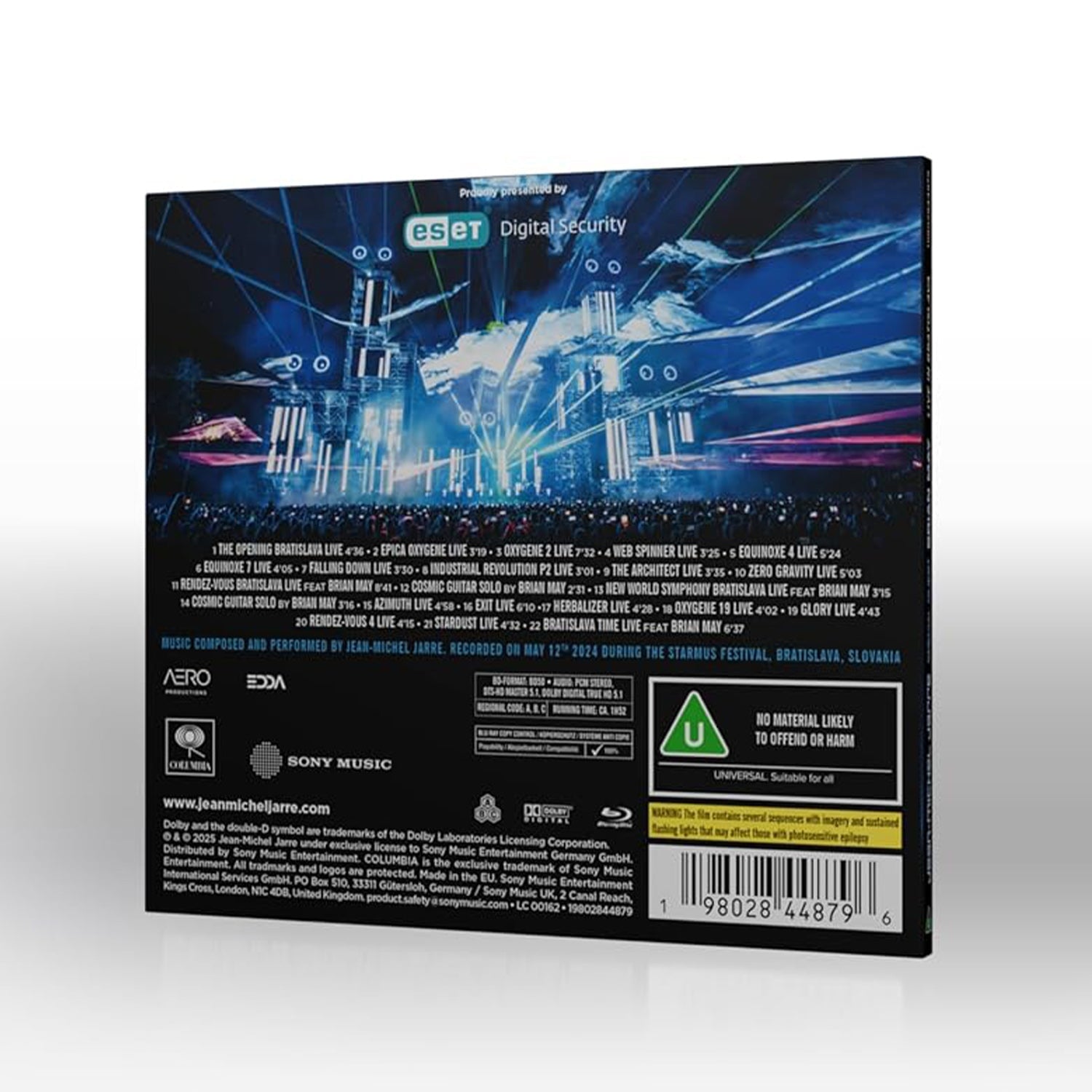 Jean-Michel Jarre: Live in Bratislava (2024) (Blu-ray)