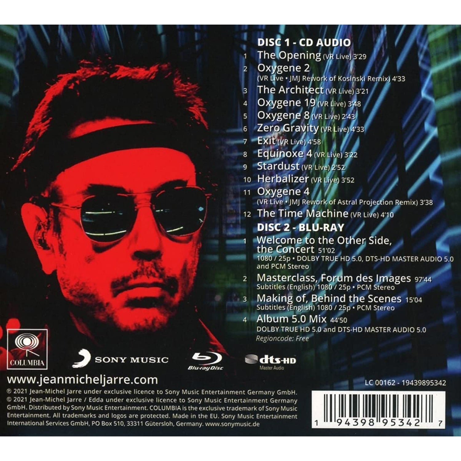 Jean-Michel Jarre: Welcome to The Other Side (CD + Blu-ray)