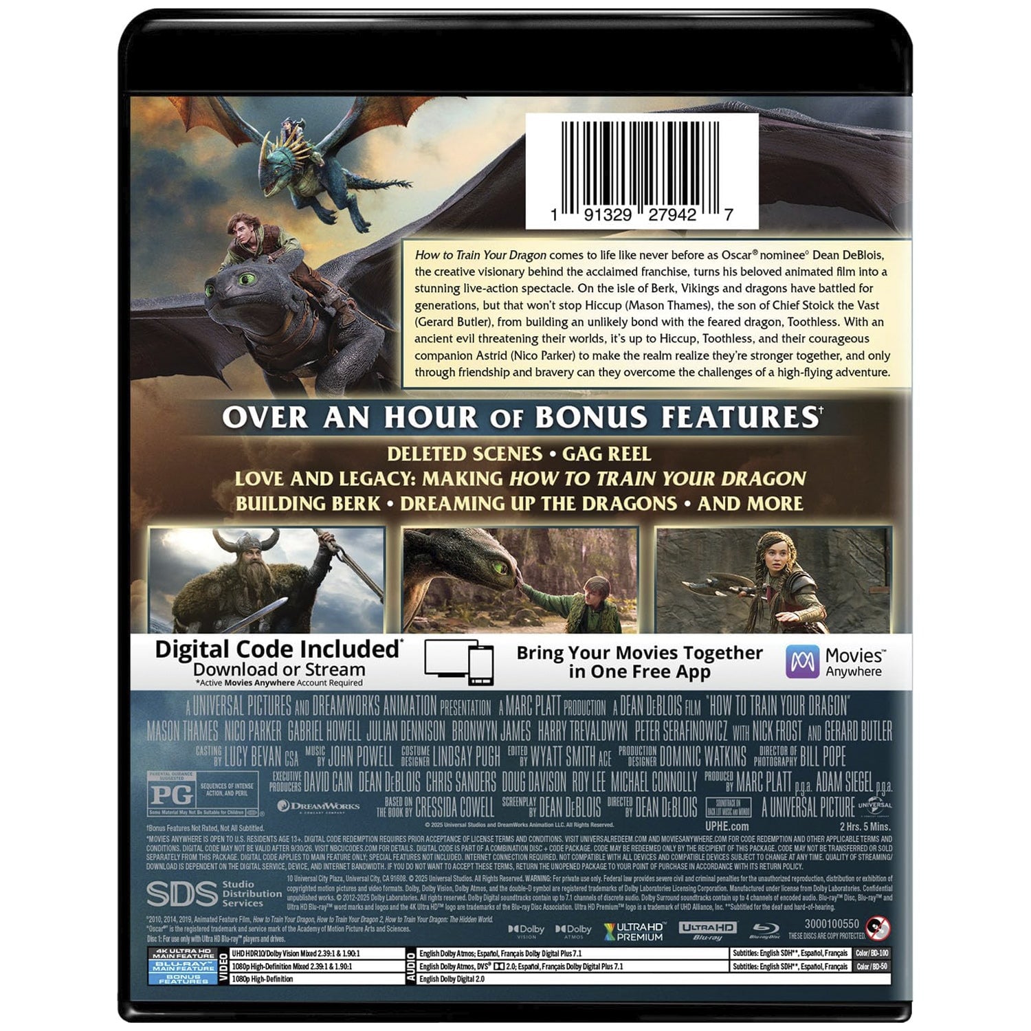 Как приручить дракона (2025) (англ. язык) (4K UHD + Blu-ray)