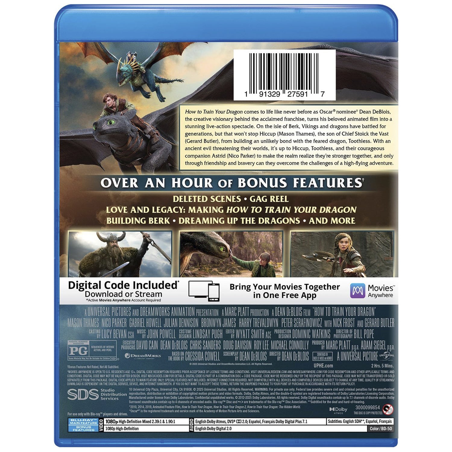 Как приручить дракона (2025) (англ. язык) (Blu-ray)