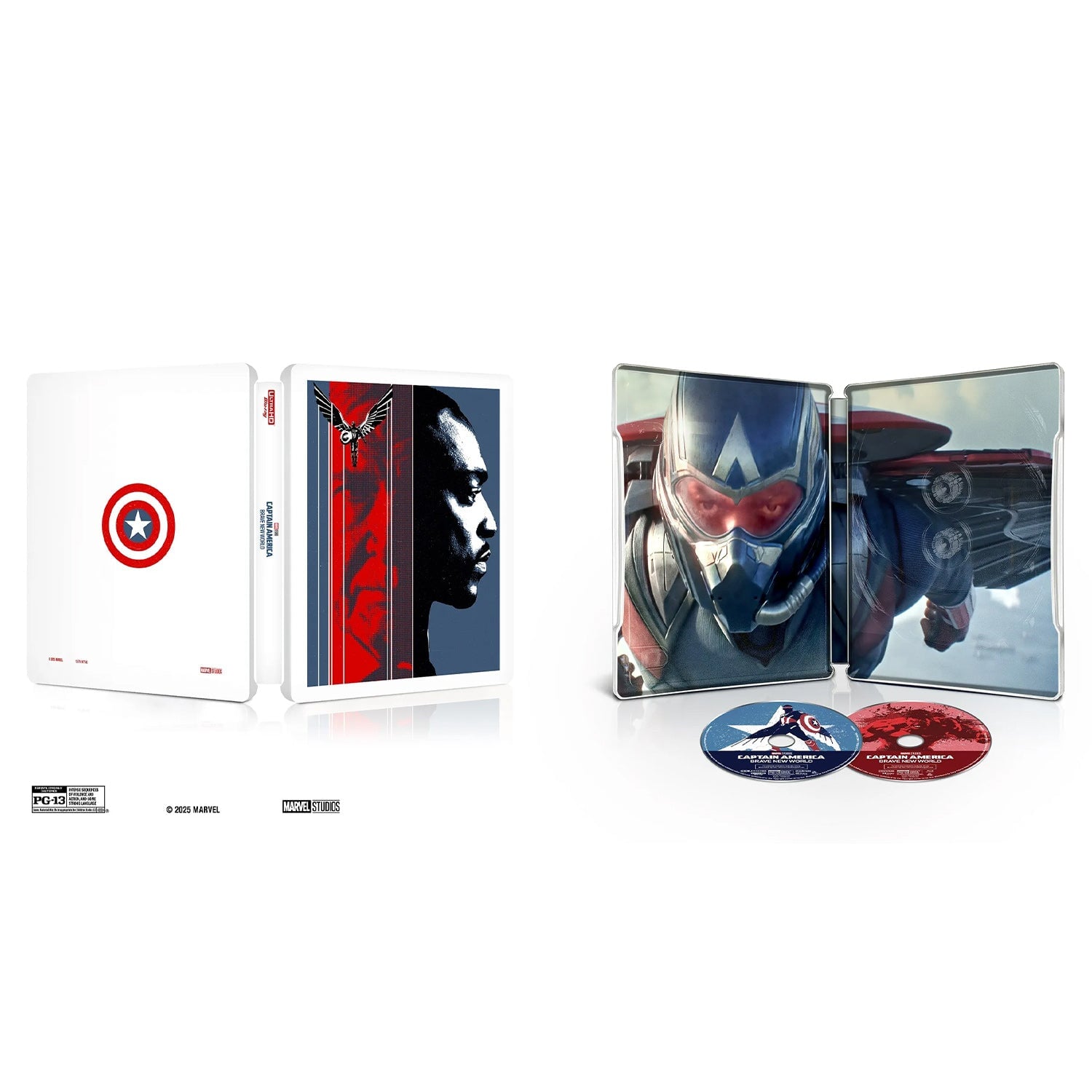 Капитан Америка: Новый мир (2025) (англ. язык) (4K UHD + Blu-ray) Steelbook