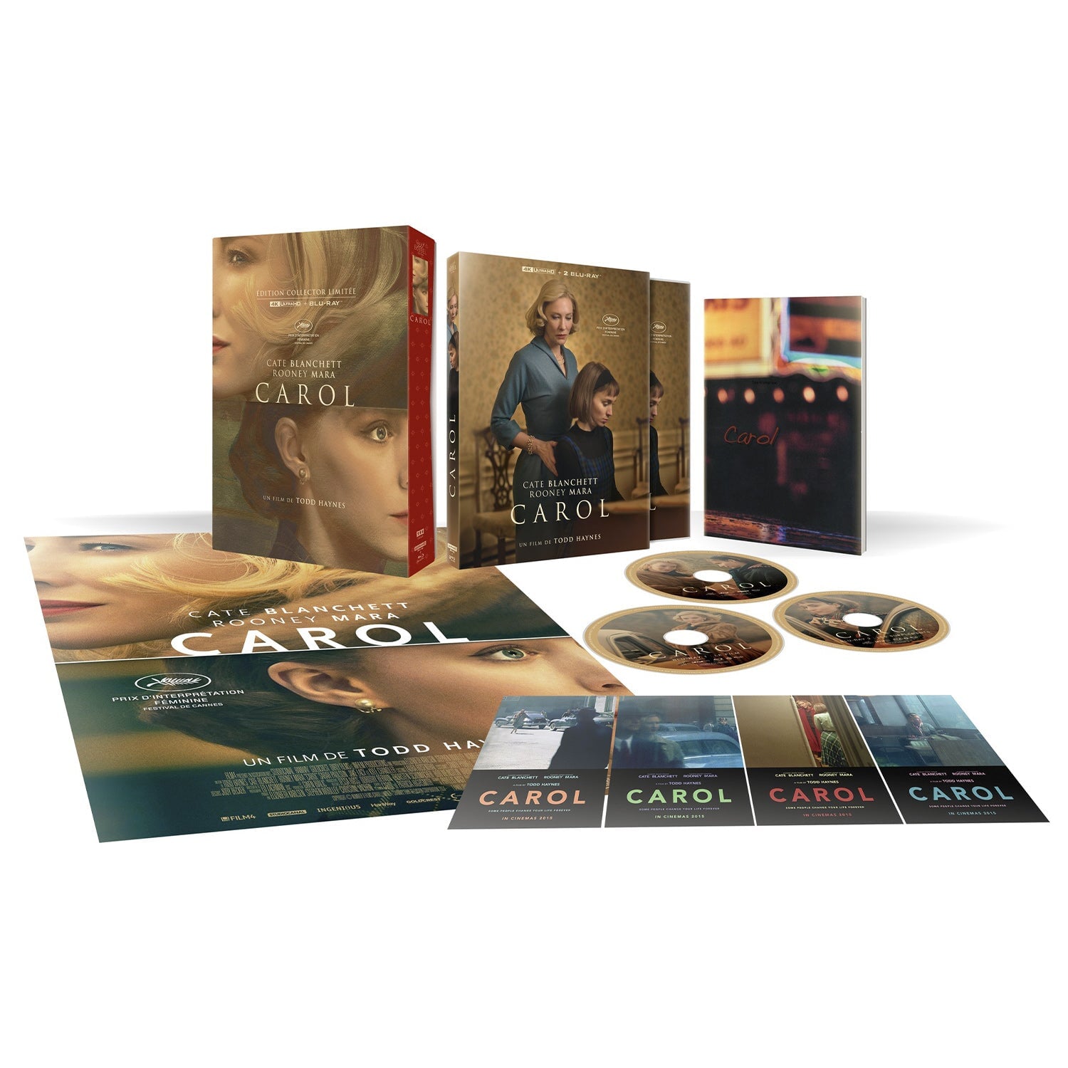 Кэрол (2015) (англ. язык) (4K UHD + 2 Blu-ray) Collector's Edition