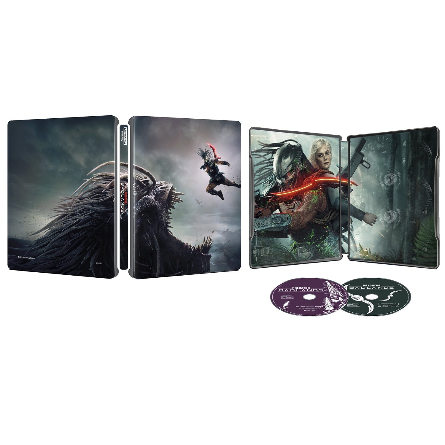 Хижак: Дикі землі (2025) (англ. мова) (4K UHD + Blu-ray) Steelbook