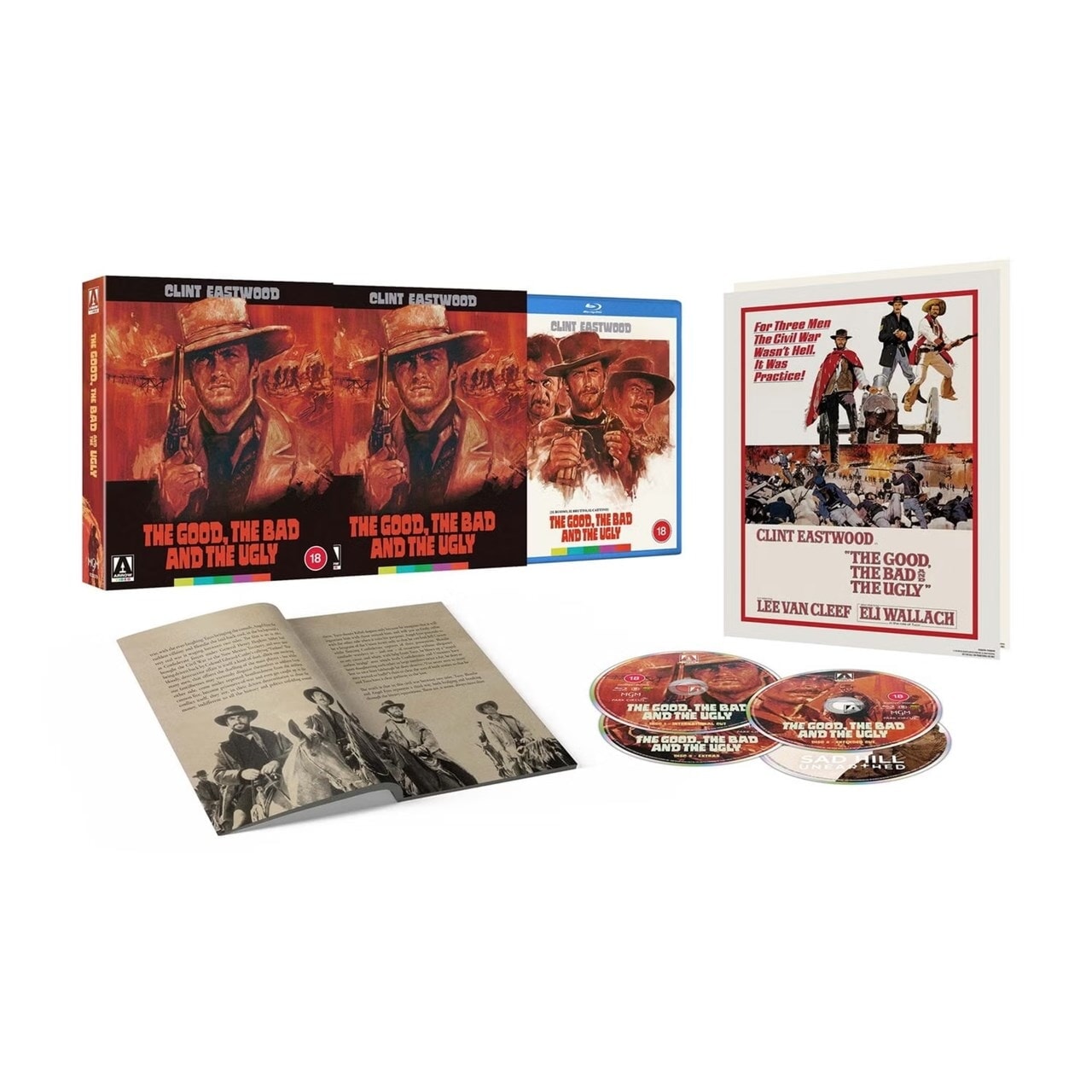 Хороший, плохой, злой (1966) (англ. язык) (4 Blu-ray) Limited