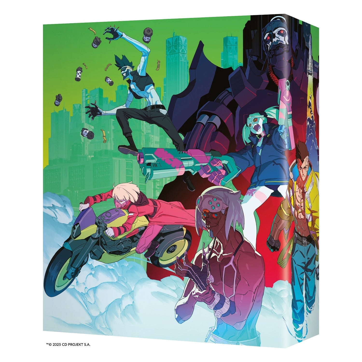 Киберпанк: Бегущие по краю (Сезон 1, 2022) (англ. язык) (2 Blu-ray + 2 Book + Gifts) DigiPack Limited Edition