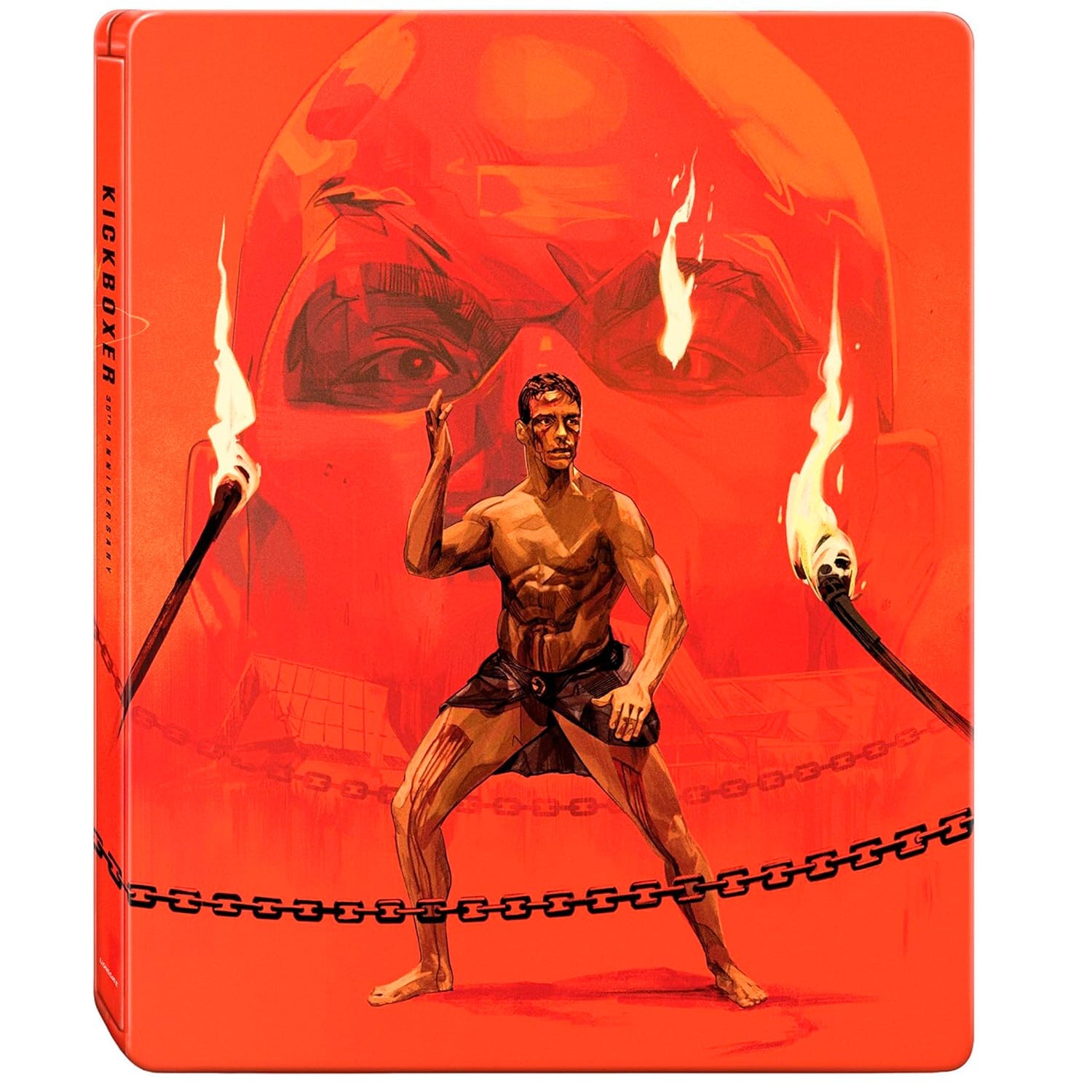 Кикбоксер (1989) (англ. язык) (4K UHD + Blu-ray) Steelbook Lenticular Slipcover