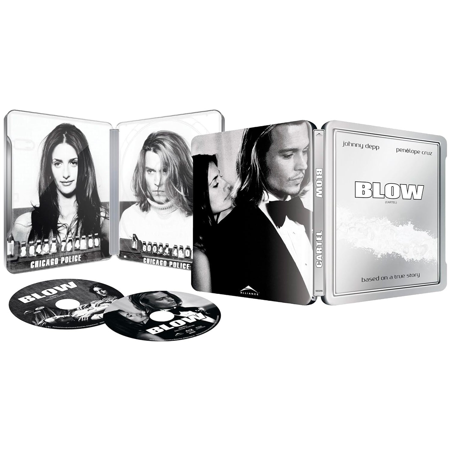 Кокаин (2001) (англ. язык) (Blu-ray + DVD) Steelbook