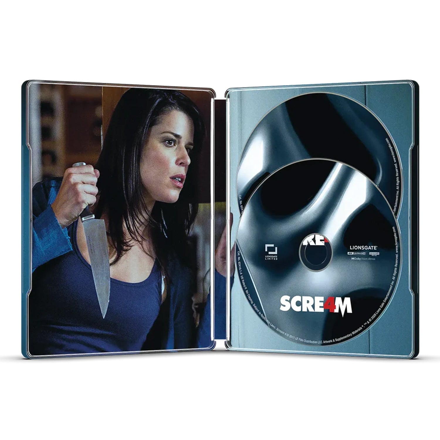 Крик 4 (2011) (англ. язык) (4K UHD + Blu-ray) Steelbook