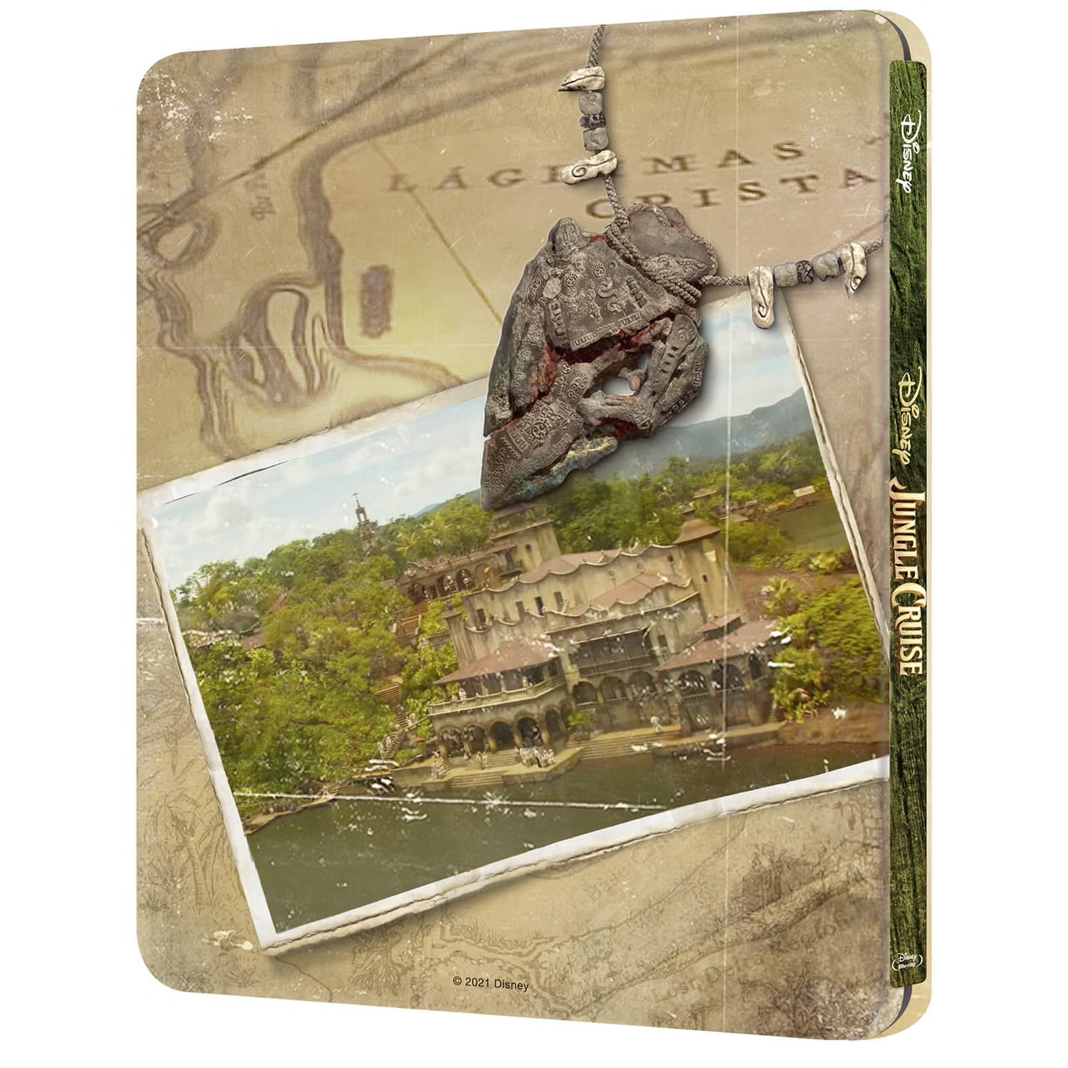 Круиз по джунглям (2021) (англ. язык) (4K UHD + Blu-ray) Steelbook