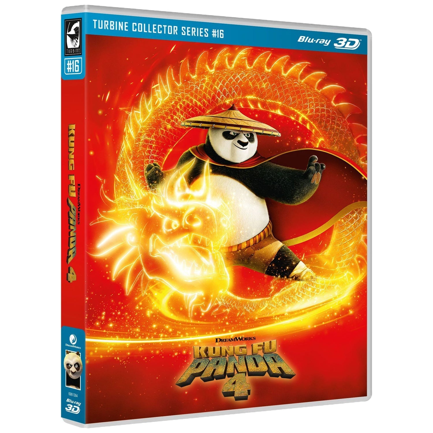Кунг-фу Панда 4 (2024) (англ. язык) (3D Blu-ray) Turbine Collector Series #16 (Blu-ray 3D)