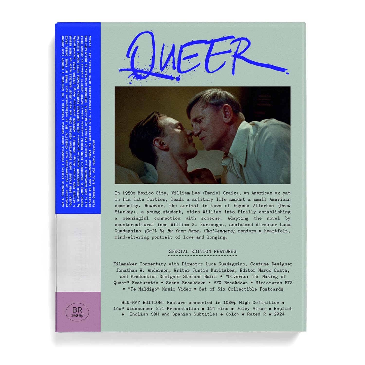 Квир (2024) (англ. язык) (Blu-ray) DigiPack