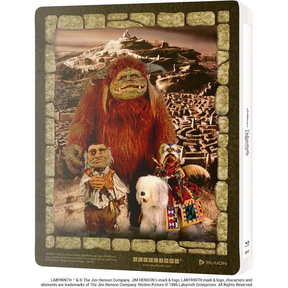 Лабиринт (1986) (англ. язык) (4K UHD + Blu-ray + Bonus Disc) Steelbook