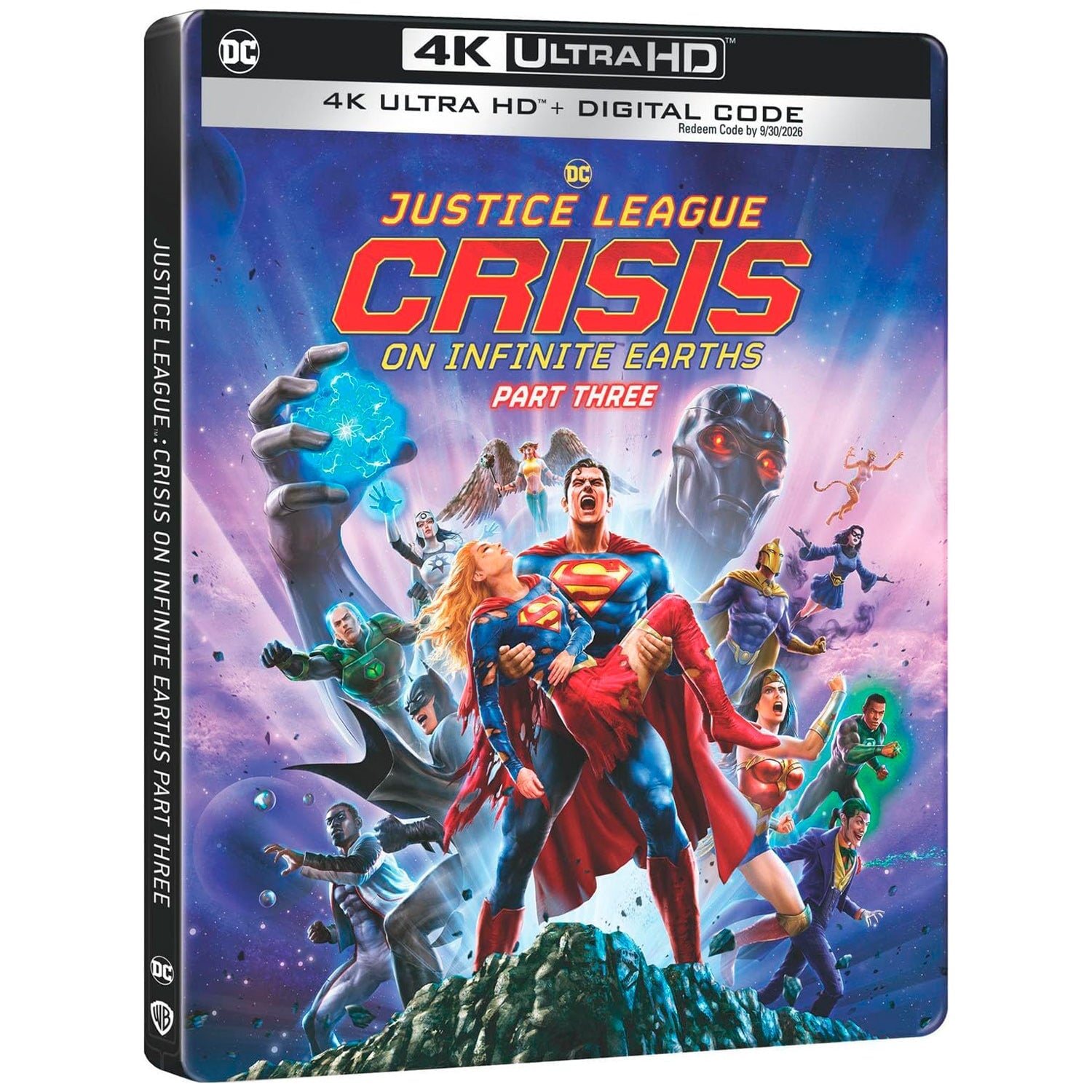 Justice League: Crisis on Infinite Earths Part Three (2024) (4K UHD Blu-ray) Steelbook