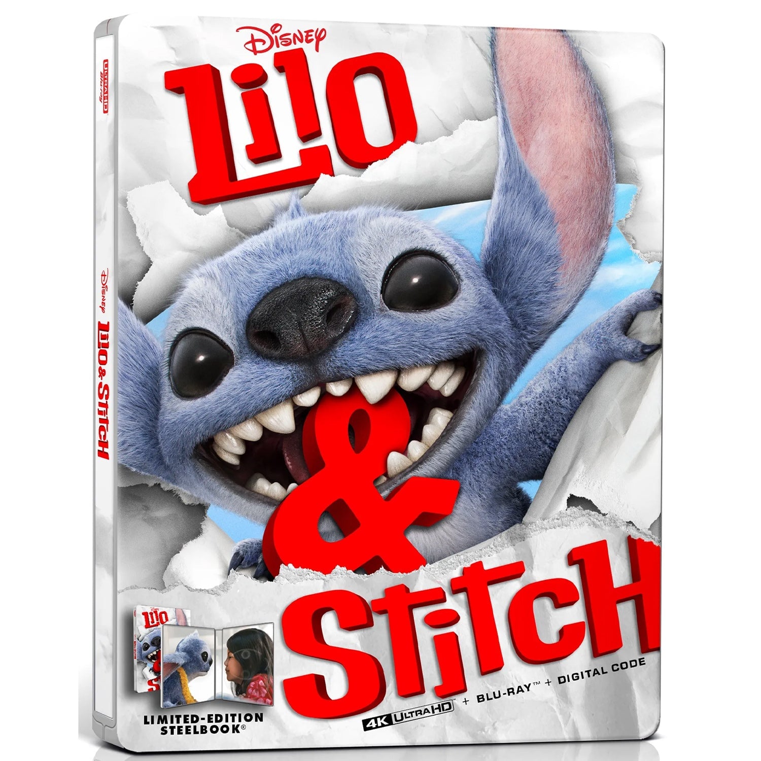 Лило и Стич (2025) (англ. язык) (4K UHD + Blu-ray) Steelbook