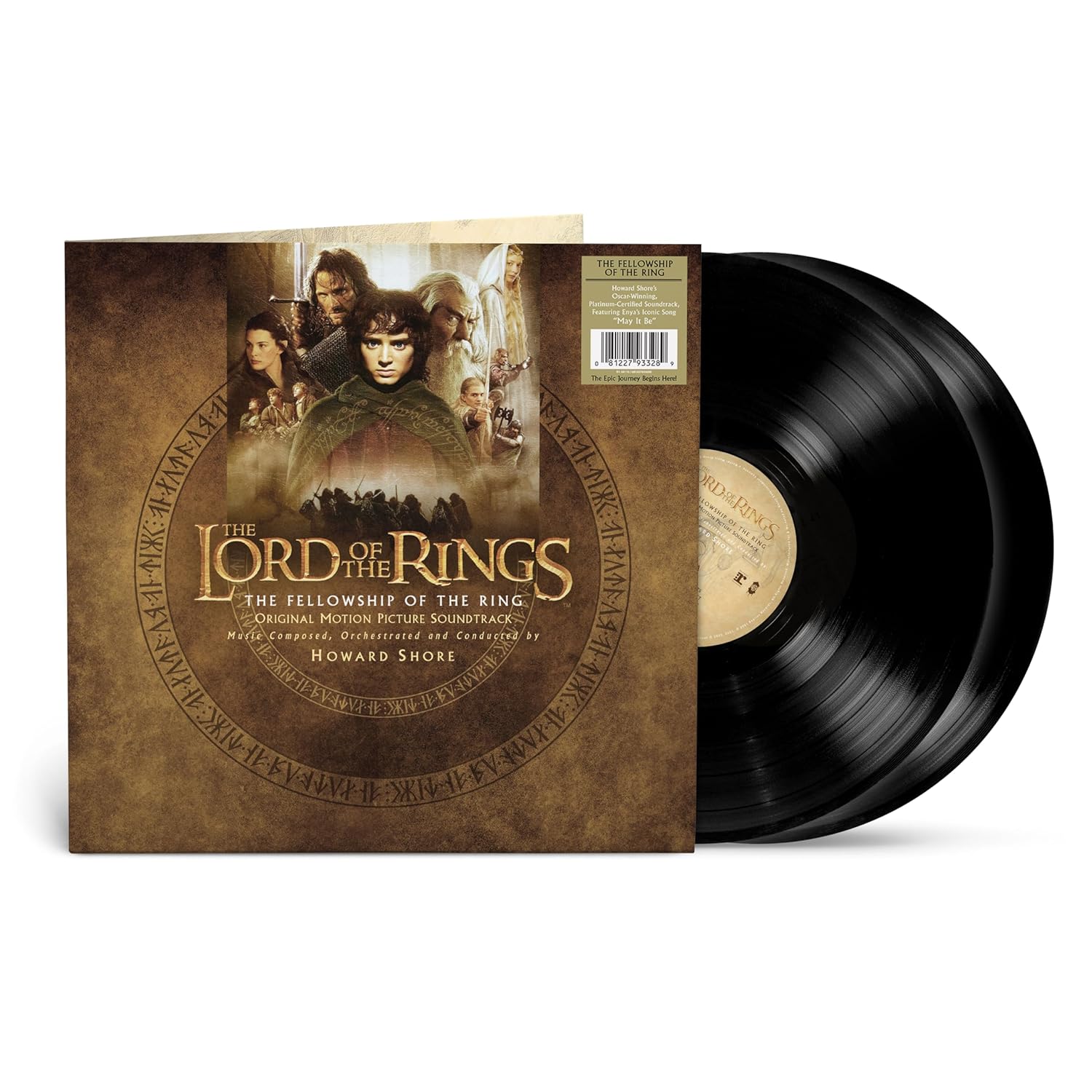 Lord Of The Rings: Fellowship of the Ring (Original Motion Picture Soundtrack) (Black Vinyl 2LP)