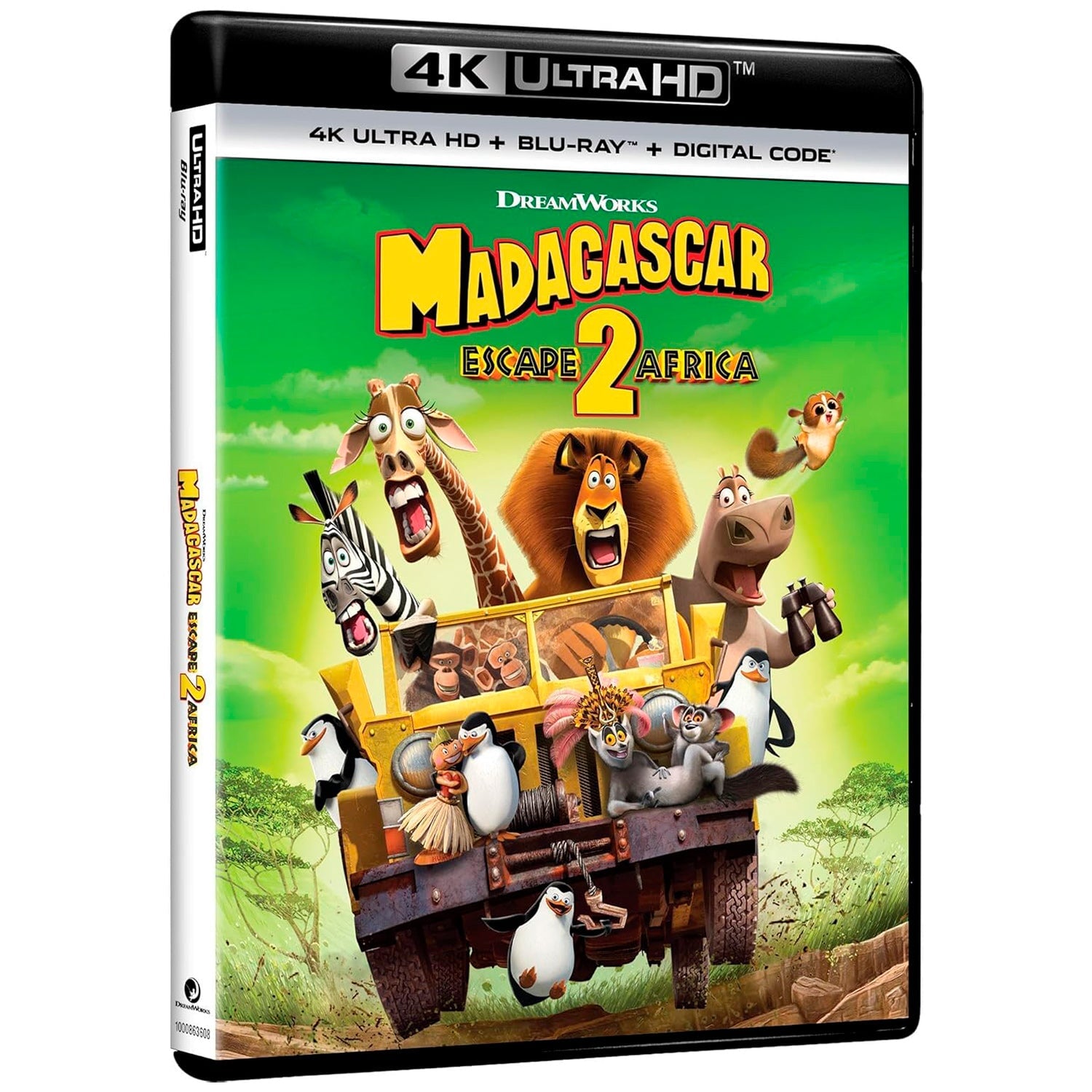 Мадагаскар 2 (2008) (англ. язык) (4K UHD + Blu-ray)
