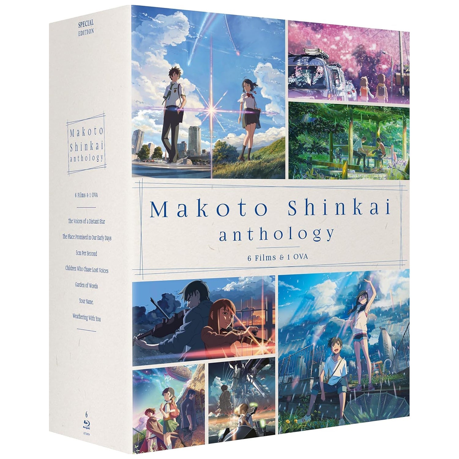 Макото Синкай: Антология (2002-2019) (англ. язык) (6 Blu-ray) Limited Edition