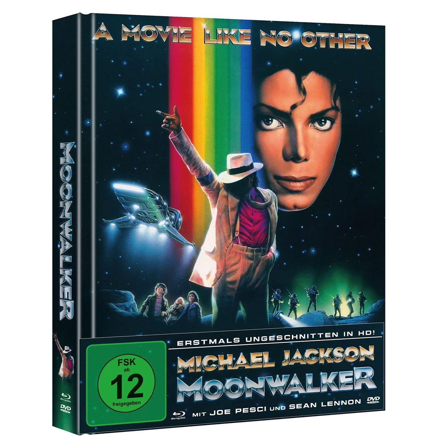Майкл Джексон: Лунная походка (1988) (англ. язык) (Blu-ray + DVD) Mediabook