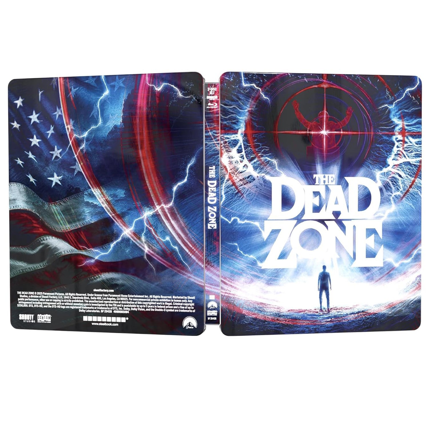 Мертвая зона (1983) (англ. язык) (4K UHD + Blu-ray) Steelbook