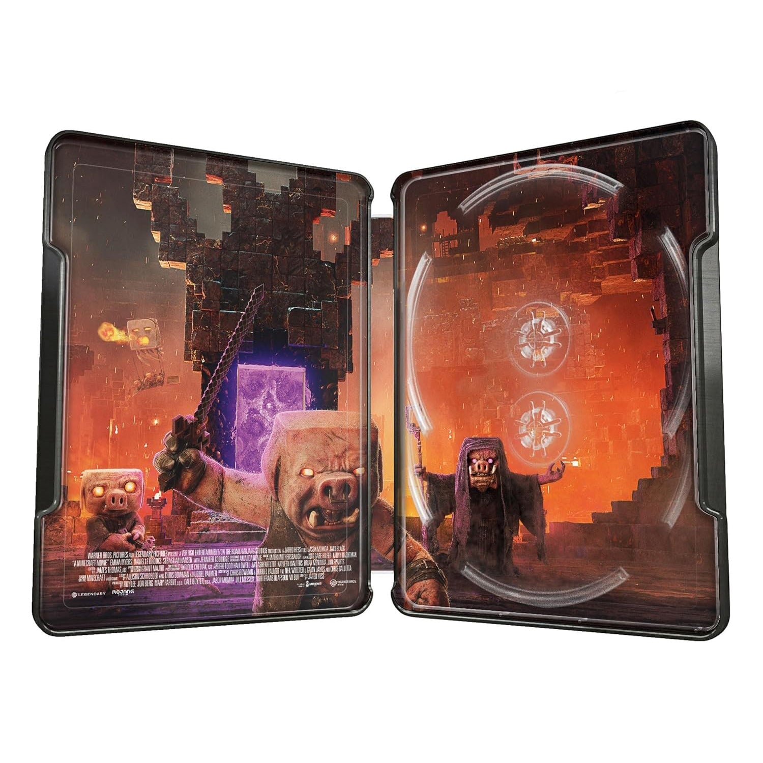 Minecraft в кино (2025) (англ. язык) (4K UHD + Blu-ray) Steelbook