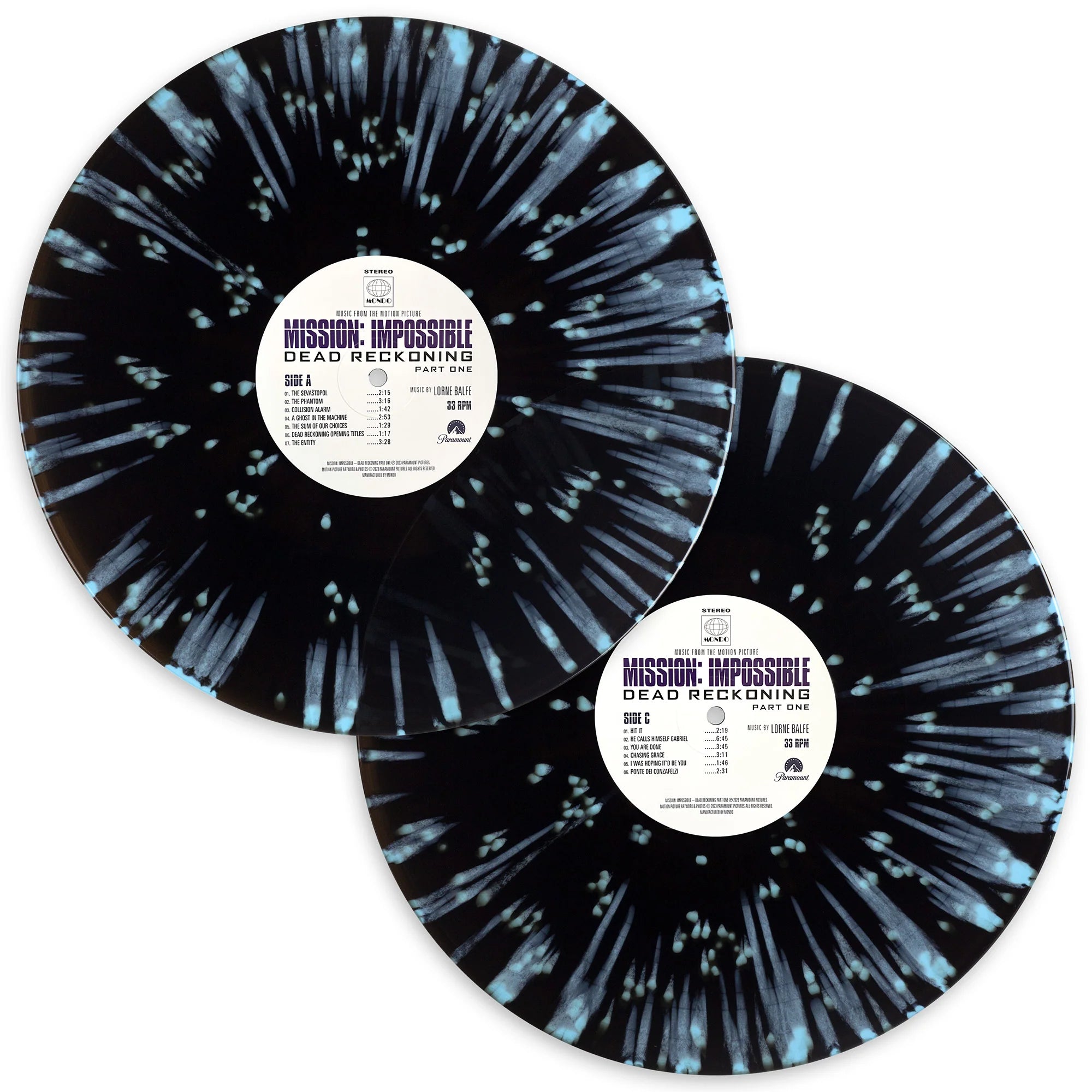 Mission: Impossible - Dead Reckoning Part One (Music from the Original Motion Picture) (Mondo Exclusive Black Ice Vinyl 2LP)