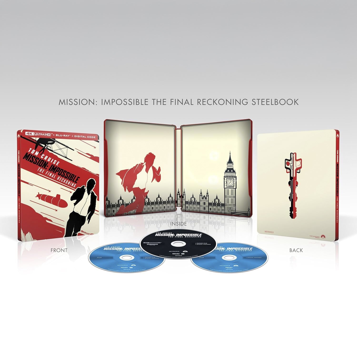 Миссия невыполнима: Финальная расплата (2025) (англ. язык) (4K UHD + 2 Blu-ray) Steelbook