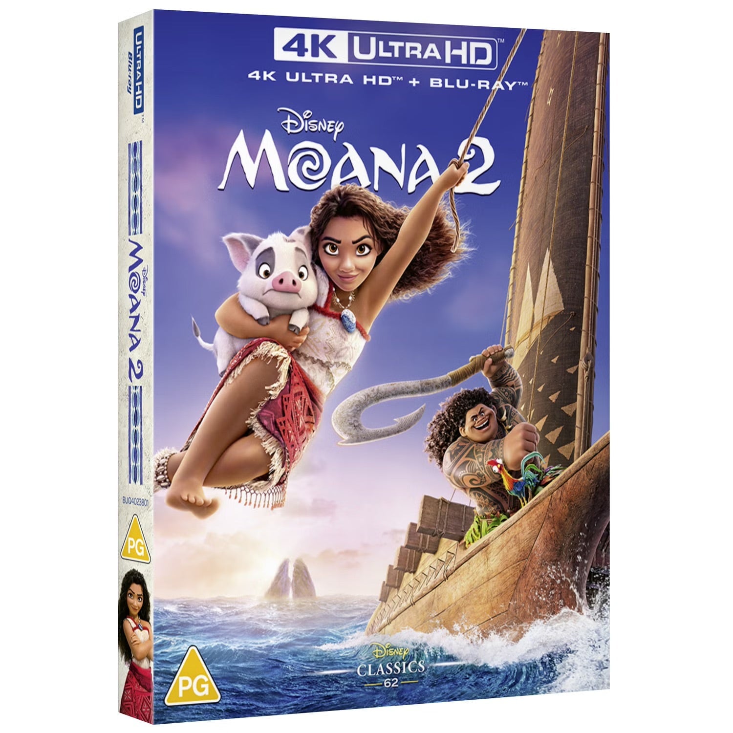 Моана 2 (2024) (англ. язык) (4K UHD + Blu-ray)