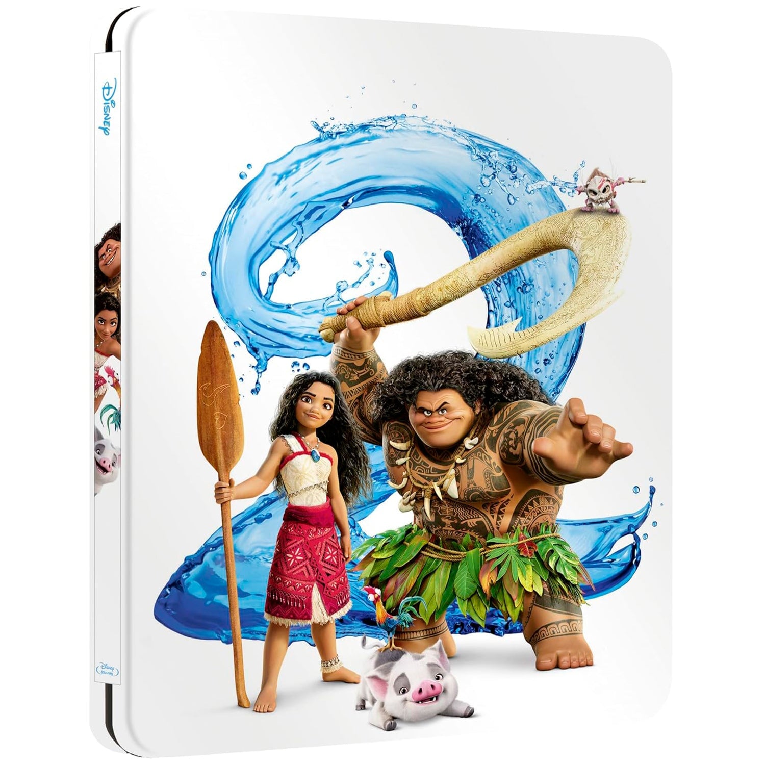 Моана 2 (2024) (англ. язык) (Blu-ray) Steelbook + Рюкзак