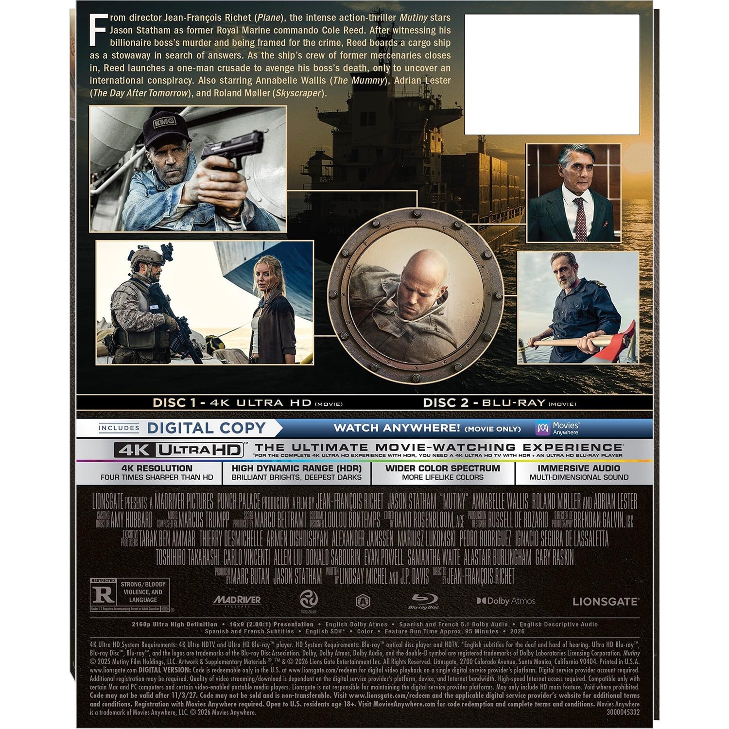 Мятеж (2026) (англ. язык) (4K UHD + Blu-ray) Steelbook