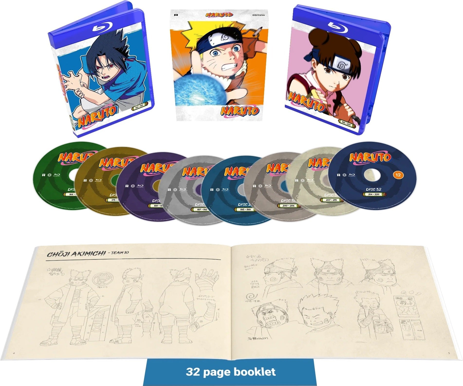 Наруто (сериал) Collector's Edition Set 4 (2006-2007) (англ. язык) (8 Blu-ray)