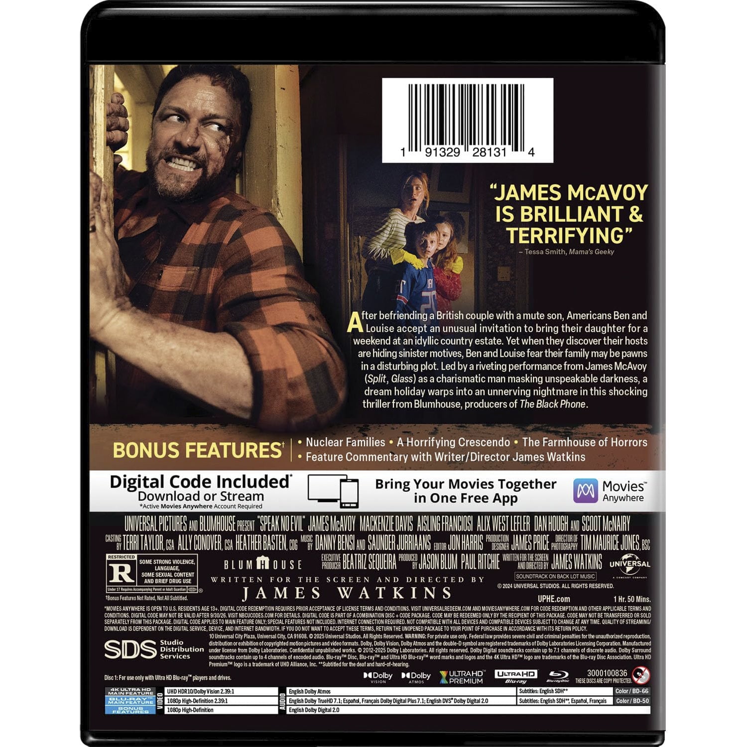 Не говори никому (2024) (англ. язык) (4K UHD + Blu-ray)