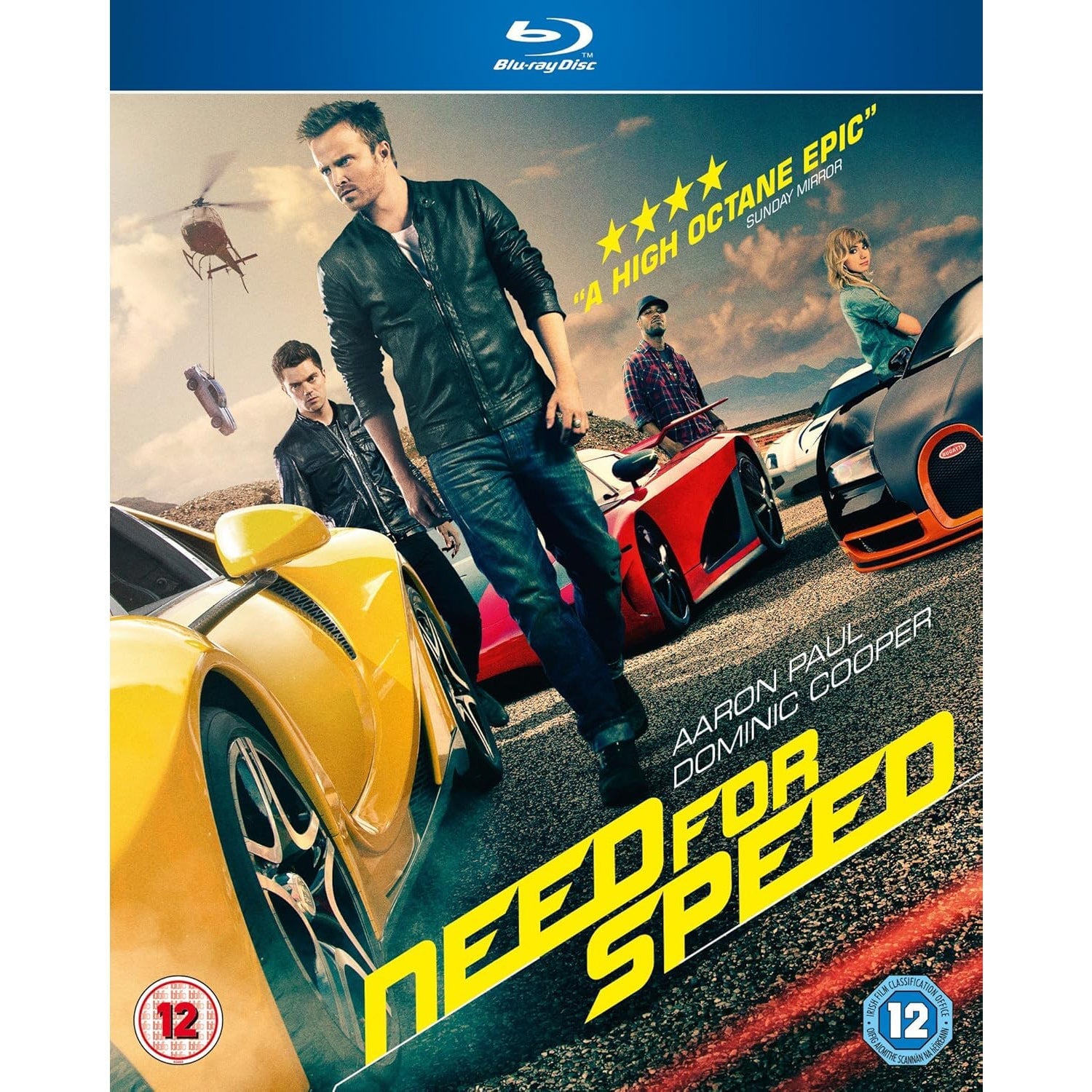 Need for Speed: Жажда скорости (2014) (англ. язык) (Blu-ray)