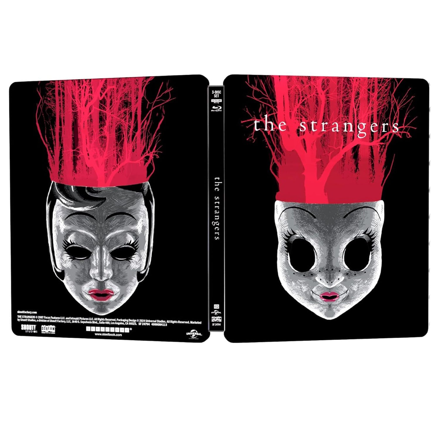 Незнакомцы (2008) (англ. язык) (4K UHD + 2 Blu-ray) Steelbook