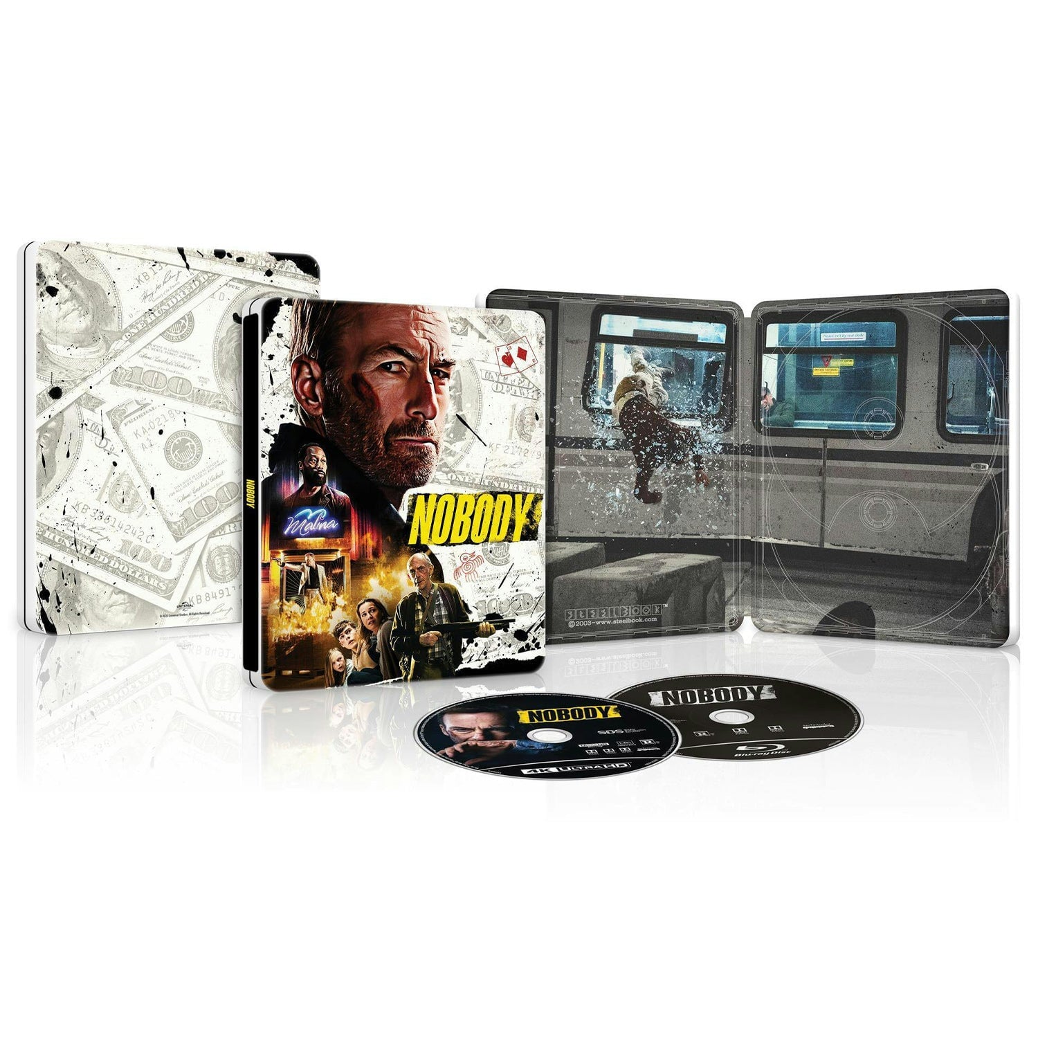 Nobody (2021) (4K UHD Blu-ray) Steelbook – Bluraymania