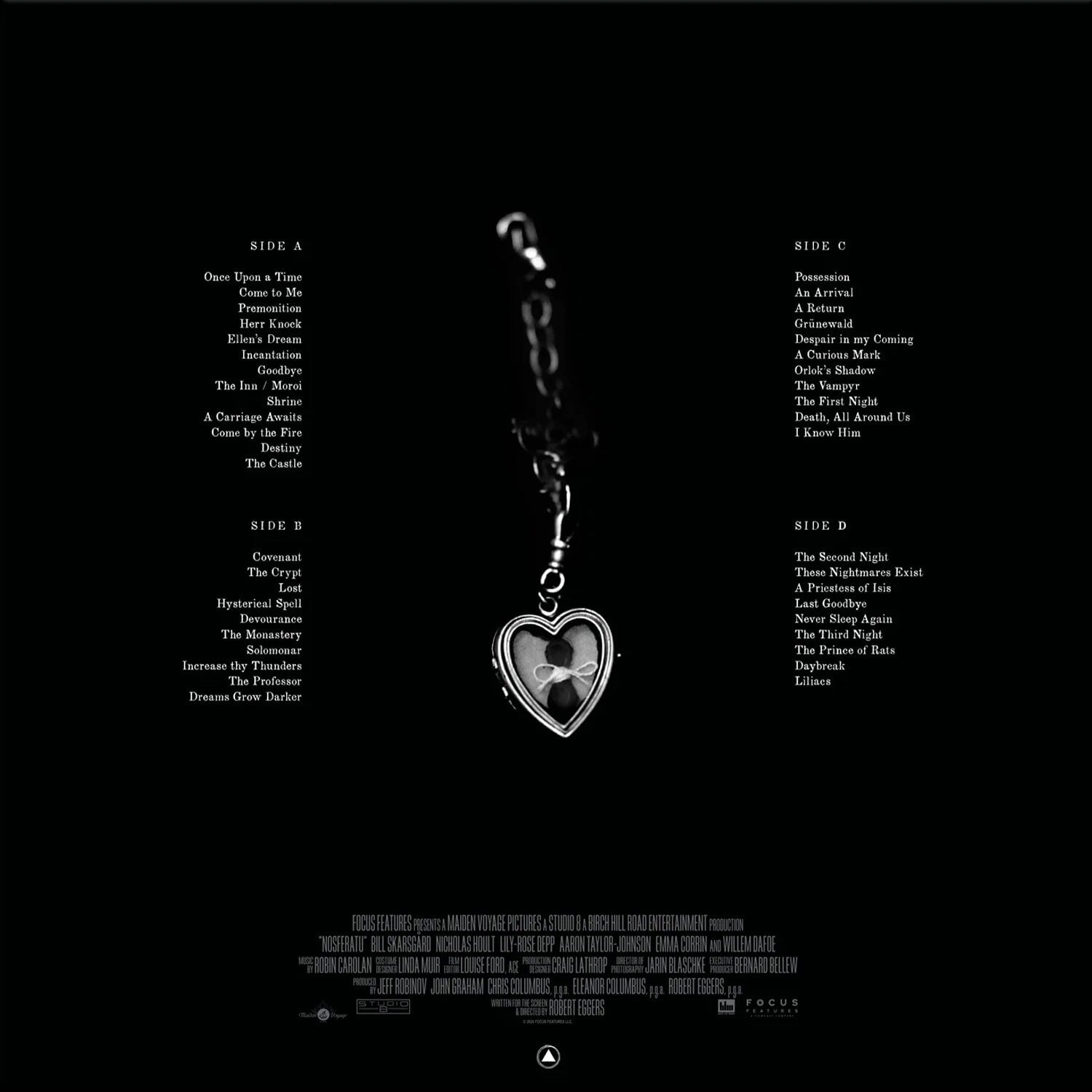 Nosferatu (Original Motion Picture Soundtrack) (Clear with Oxblood Splatter Colored Vinyl 2 LP)