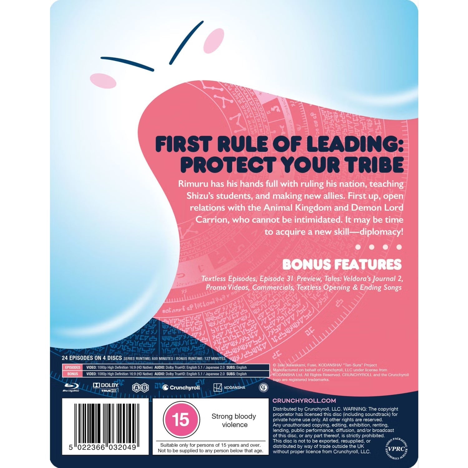 О моём перерождении в слизь: Сезон 2 (2021) (англ. язык) (4 Blu-ray) Steelbook