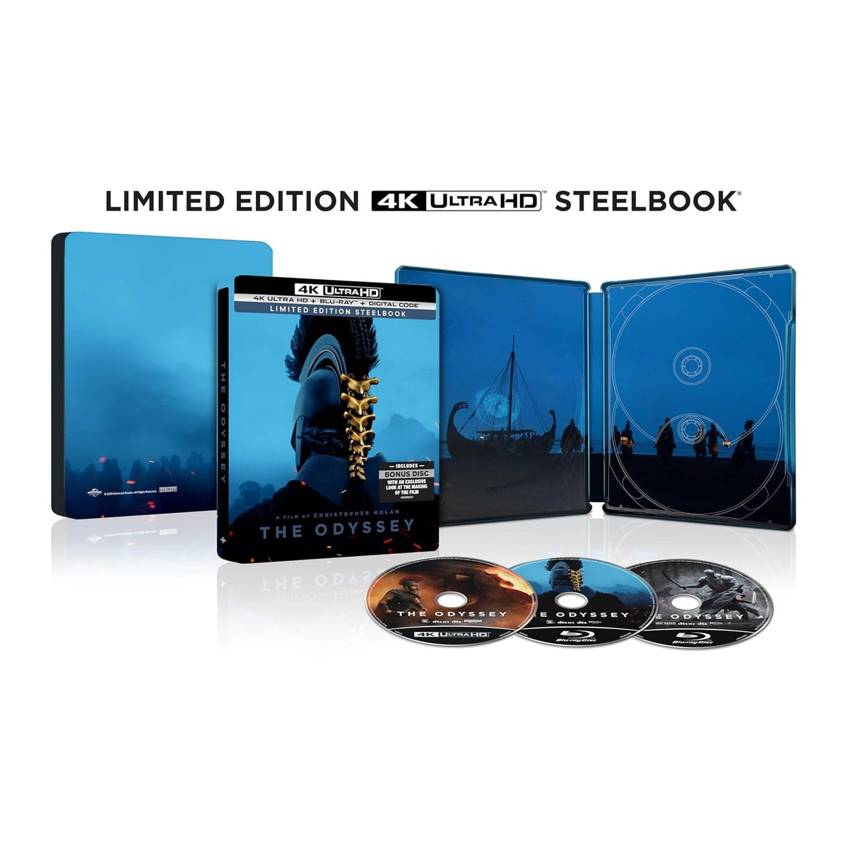 Одиссея (2026) (англ. язык) (4K UHD + 2 Blu-ray) Steelbook