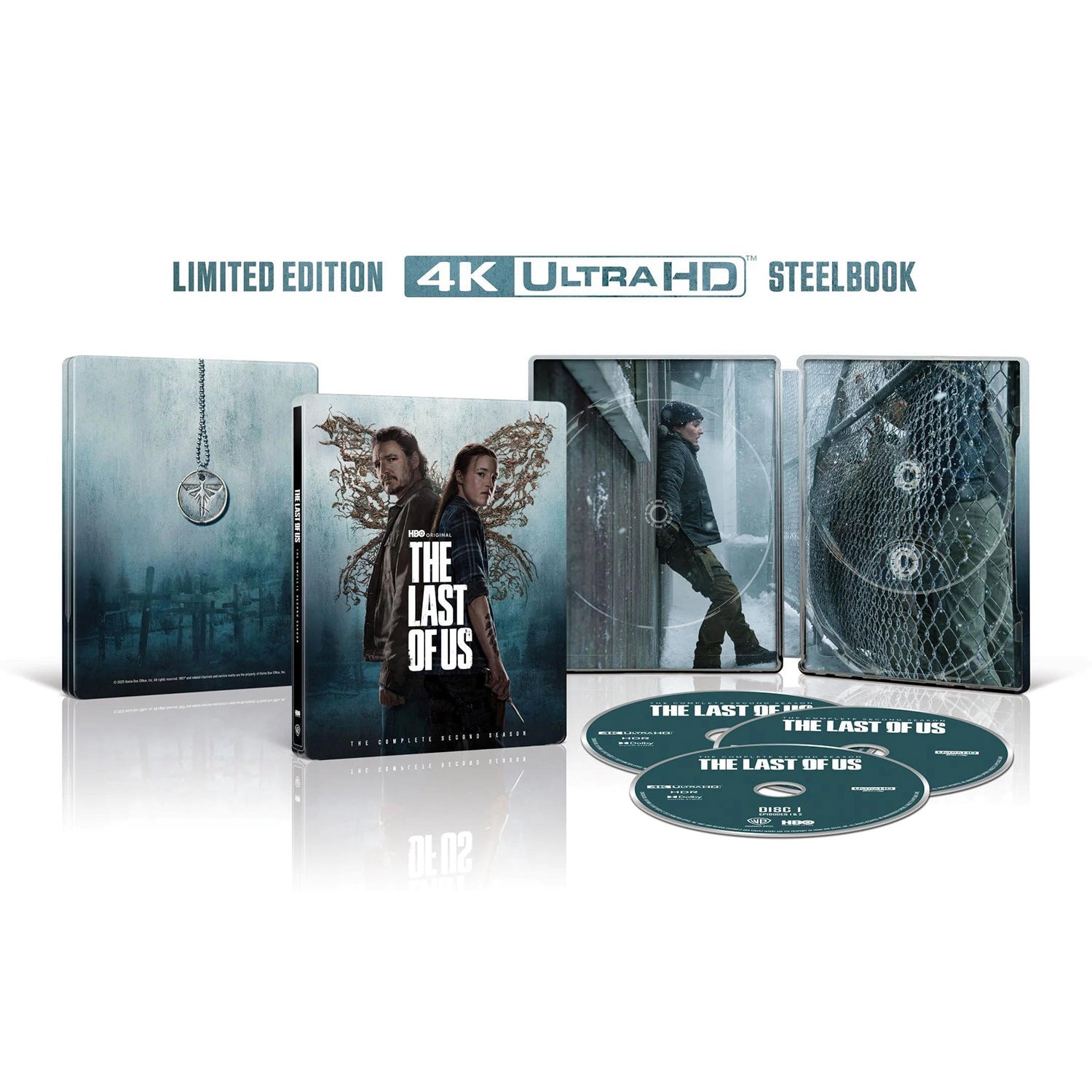 Одни из нас. Сезон 2 (англ. язык) (4K UHD Blu-ray) Steelbook