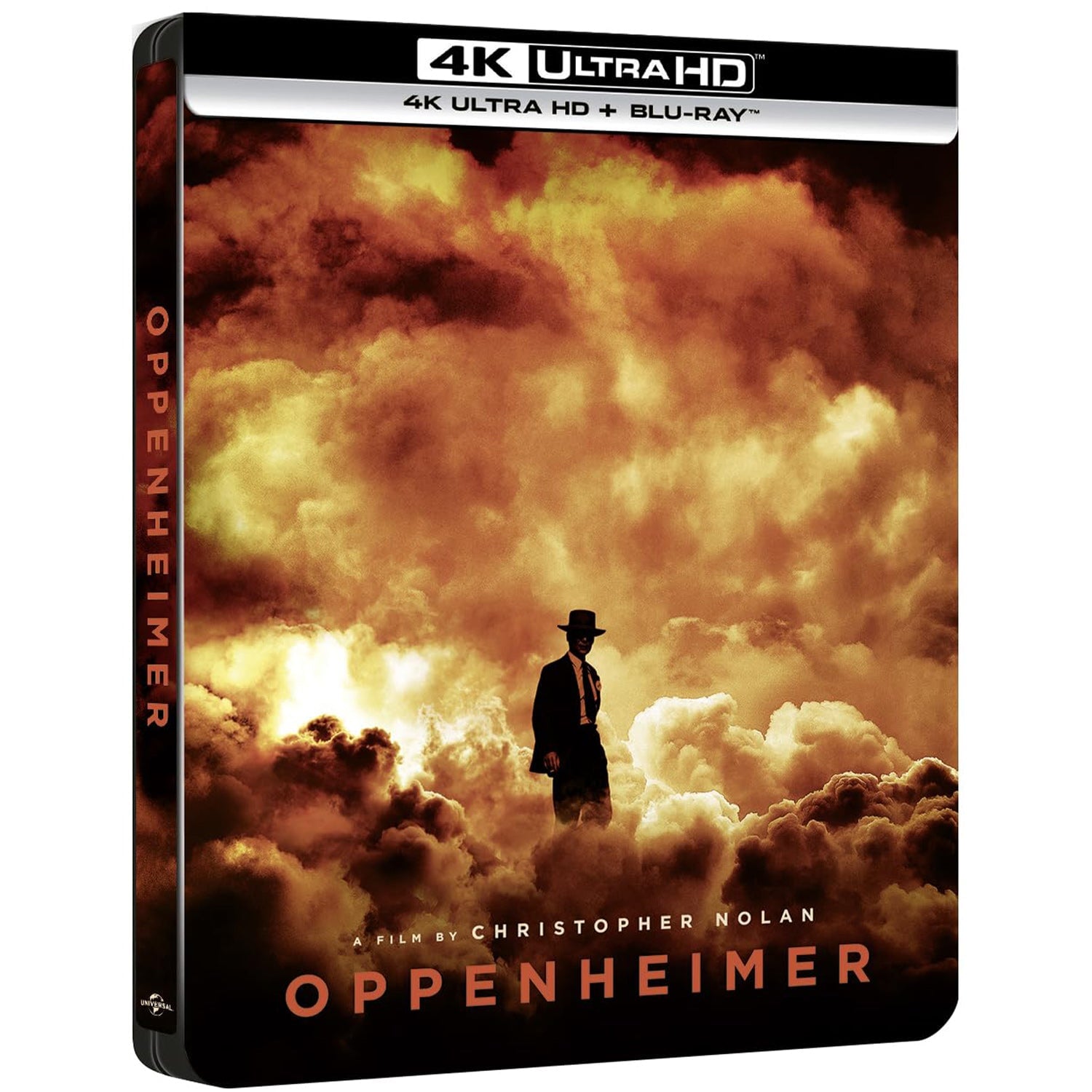 Оппенгеймер (2023) (англ. язык) (4K UHD + 2 Blu-ray) Steelbook
