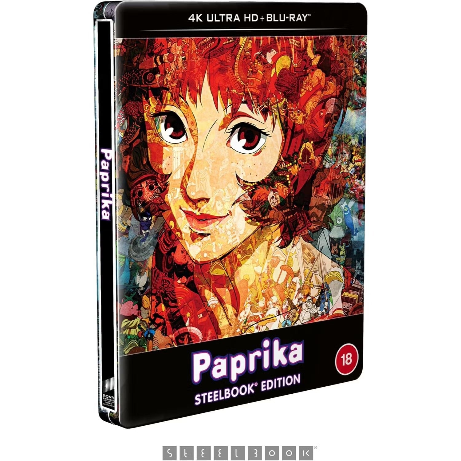 Паприка (2006) (англ. язык) (4K UHD + Blu-ray) Steelbook