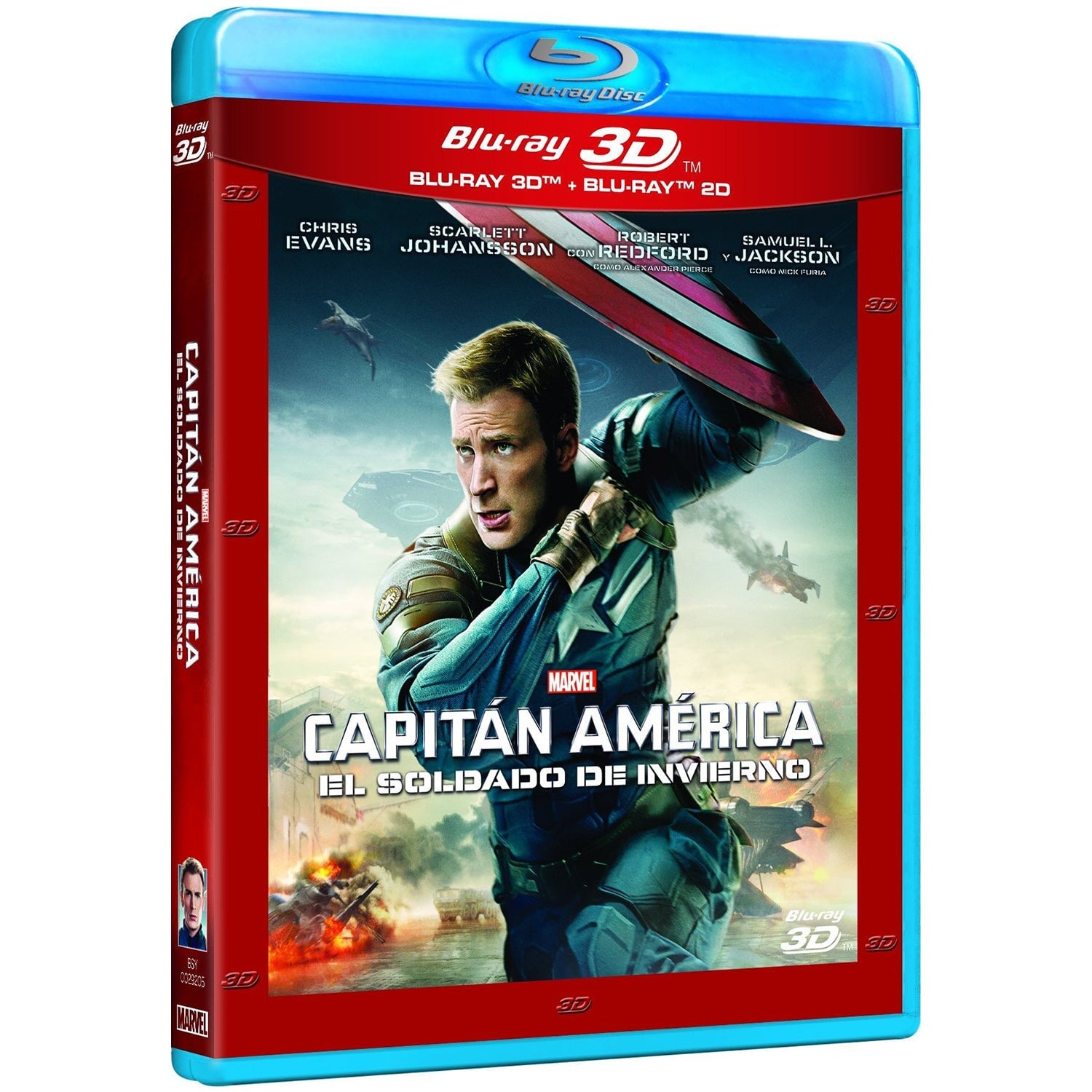 Первый мститель: Другая война 3D + 2D (2 Blu-ray)