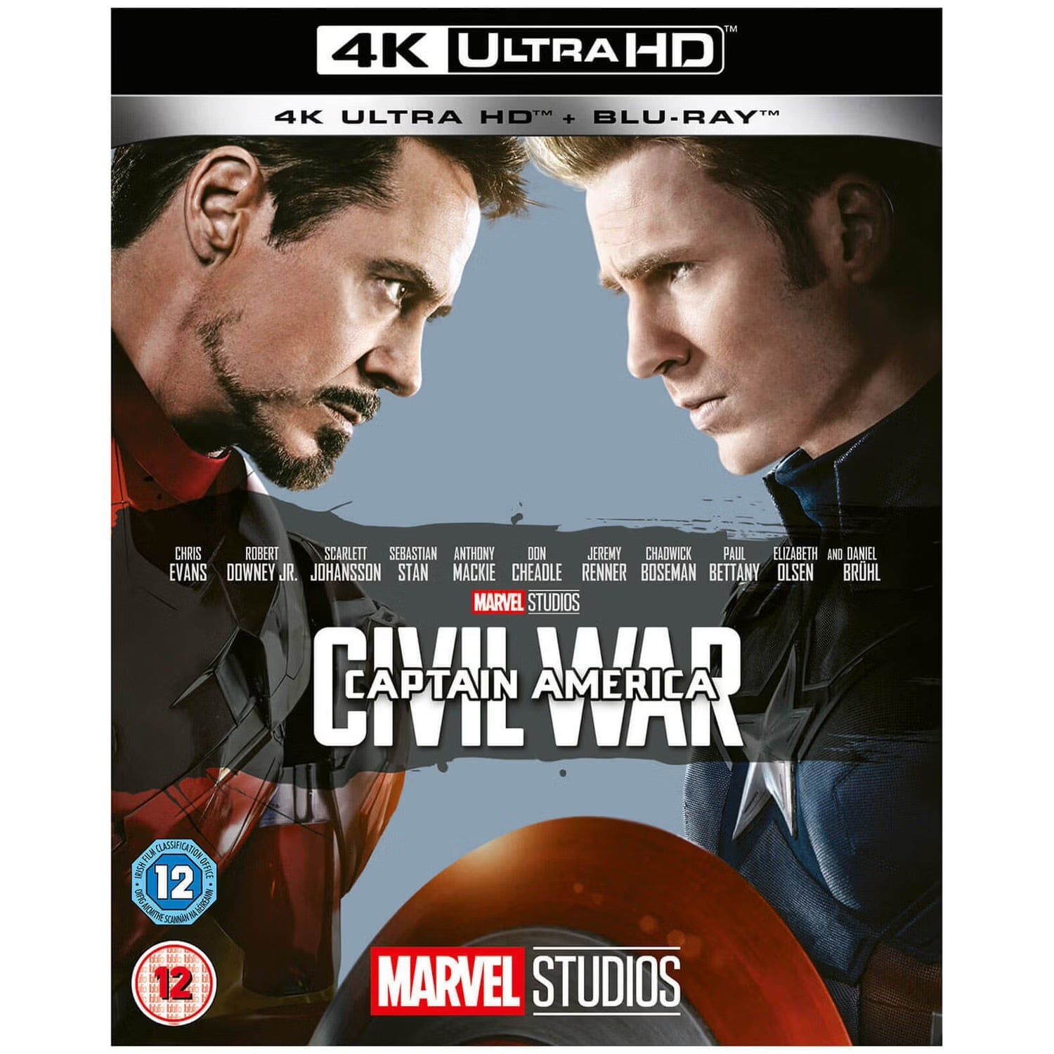 Первый мститель: Противостояние (англ. язык) (4K UHD + Blu-ray)