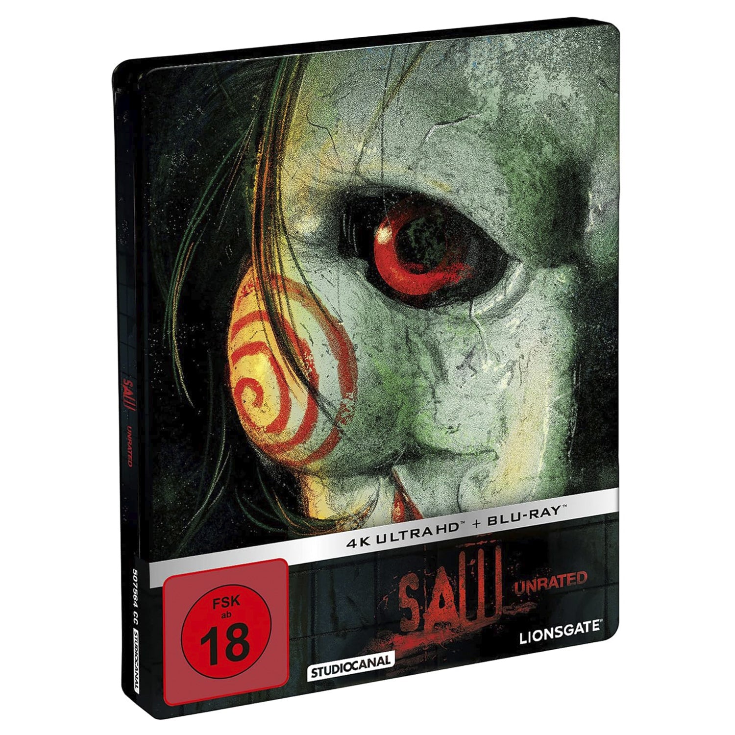 Пила: Игра на выживание (2004) (англ. язык) (4K UHD + Blu-ray) Steelbook