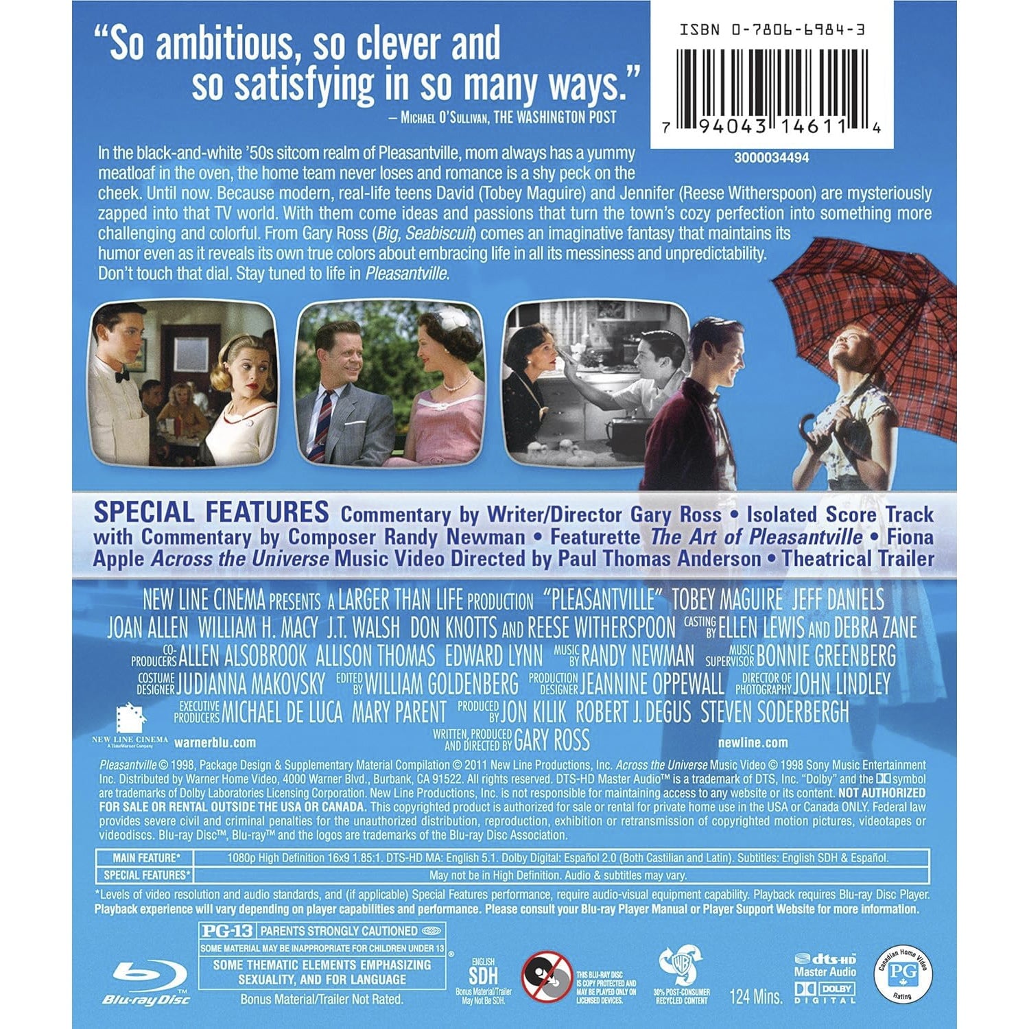 Плезантвиль (1998) (англ. язык) (Blu-ray)