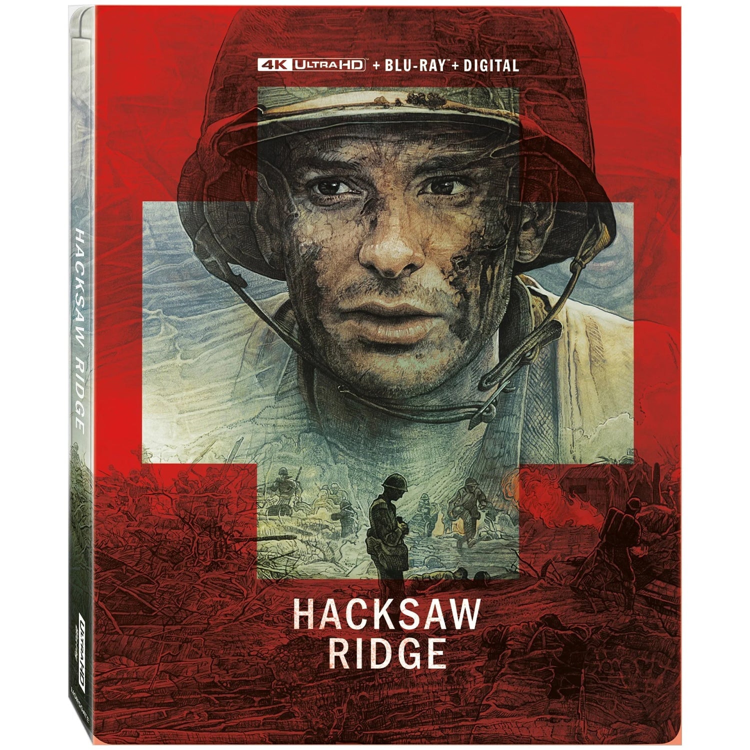 По соображениям совести (2016) (англ. язык) (4K UHD + Blu-ray) Steelbook