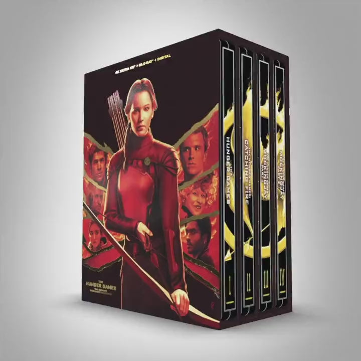 Голодные игры: Коллекция 4 фильмов (англ. язык) (4K UHD + Blu-ray) Steelbook Collection