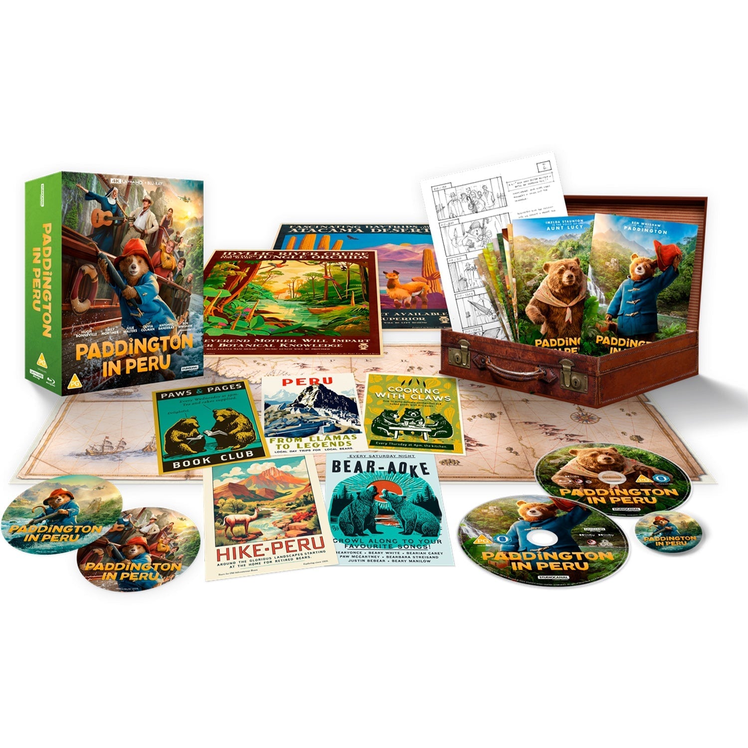 Приключения Паддингтона 3 (2024) (англ. язык) (4K UHD + Blu-ray) The Box of Adventure Exclusive Limited Edition