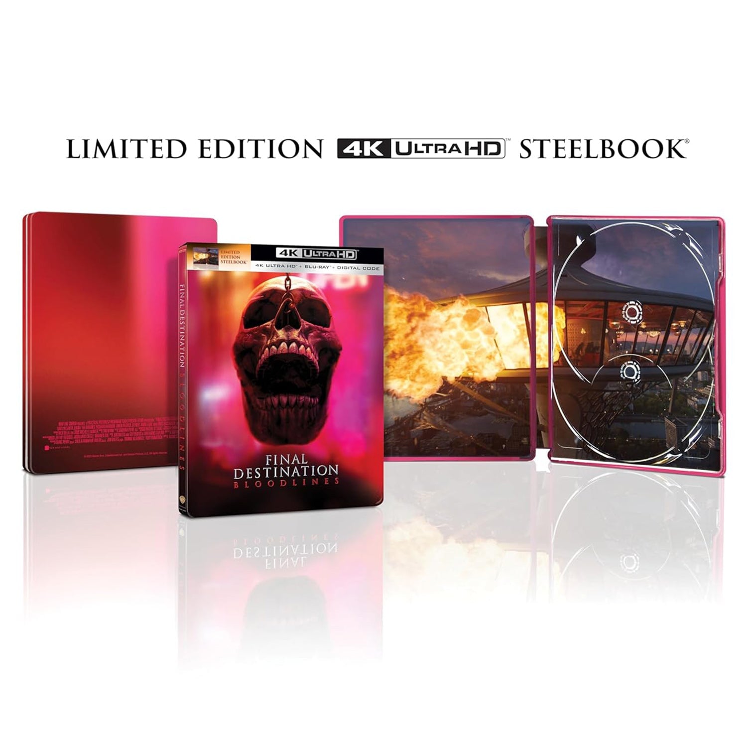 Пункт назначения: Узы крови (2025) (англ. язык) (4K UHD + Blu-ray) "Skull" Steelbook